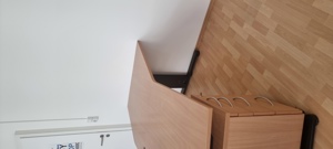 Schreibtisch Büro inkl. Rollcontainer abschließbar, gebraucht, top Zustand Bild 4