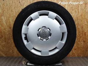 4x Vw Audi Seat Skoda Sommerräder 6,5x16et50 Stahlfelgen 5x112 205 55 16 91V Sommerreifen Radkappen  Bild 4