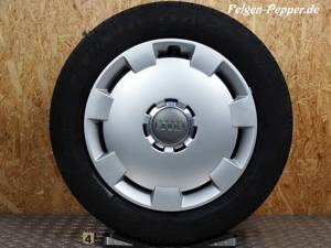 4x Vw Audi Seat Skoda Sommerräder 6,5x16et50 Stahlfelgen 5x112 205 55 16 91V Sommerreifen Radkappen  Bild 5