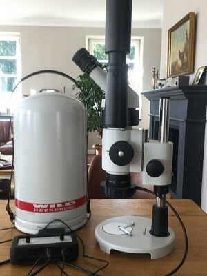 Leica Mikroskop Wild M8 mit Fototubus HU 404891 für M-Serie+PCL300 Standard Bild 5