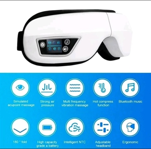 6D Augenmassagegerät Smart Airbag Vibration Press Massage Heizung Bild 1