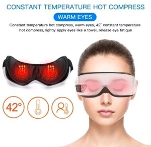 6D Augenmassagegerät Smart Airbag Vibration Press Massage Heizung Bild 4