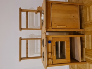 Schöllner Kinderküche aus Holz mit Backofen und Spüle Bild 1