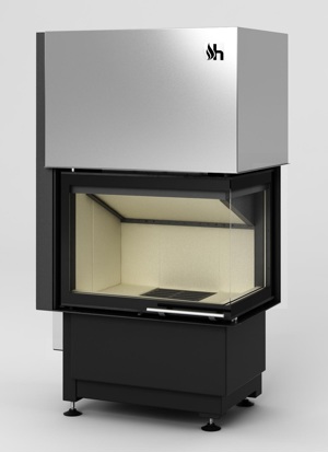 Kaminbausatz  IMPERIAL MEDIUM s Smart 2PXTh 7KW Kamin L-Kamin Ofen Panorama Hajduk LDF-Kamine Bild 3