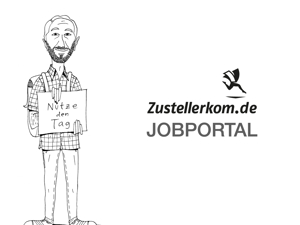 Zeitung austragen, Teilzeitjob, Nebenjob, Minijob in Bernsdorf