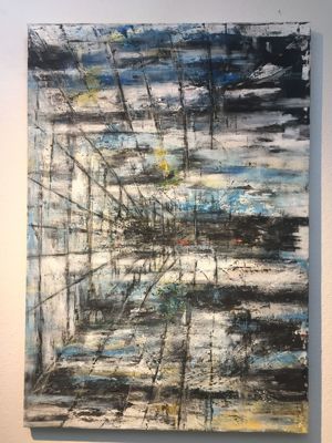Acrylgemälde Abstrakt Unikat-Org. 70x100 3,5 VHS