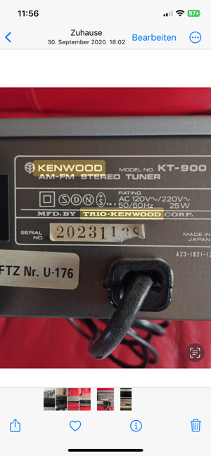 Kenwood KT-900 HI -End Stereo Tuner Bild 3