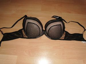 BH von Gossard, schwarz-beige, Gr. 80 C mit Etikett