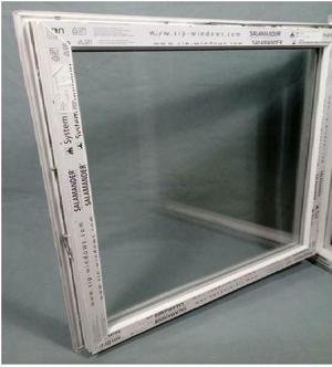 Kunststofffenster, Fenster auf Lager abholbar 130x130 cm 2-flg. Bild 5