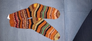 HANDGESTRICKTE SOCKEN GRÖßE 36 37