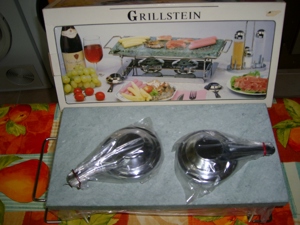 Grillstein Neu zwei Brenner