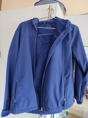 Warme Softshelljacke blau, Gr 44 46, kaum getragen 15 