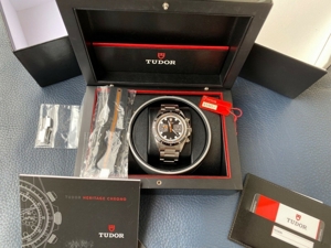 Tudor Heritage Chronograph by Rolex 2 Monate alt August 2019 wie neu Bild 1