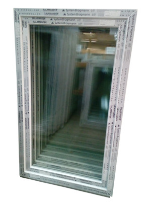 Kunststofffenster, Fenster auf Lager abholbar 90x150 cm Drehkipp Bild 1