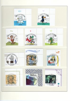 Bund Briefmarken Sammlung Jahrgang 1995   1999 komplett gestempelt Bild 9