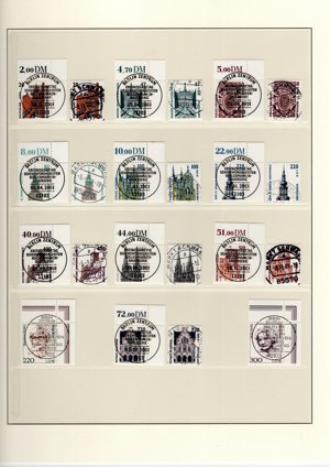 Bund Briefmarken Sammlung komplett gest. Jahrgang 2000   2003 Bild 2