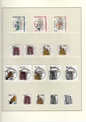 Bund Briefmarken Sammlung komplett gest. Jahrgang 2000   2003 Bild 7