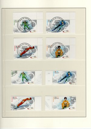 Bund Briefmarken Sammlung komplett gest. Jahrgang 2000   2003 Bild 3