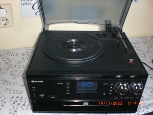 DAB FM Radio Stereoanlage Bluetooth Plattenspieler CD MP3 Player Kassette Bild 1