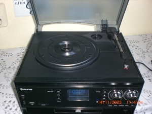 DAB FM Radio Stereoanlage Bluetooth Plattenspieler CD MP3 Player Kassette Bild 2