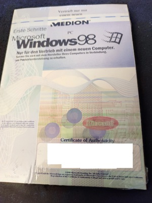 Microsoft Windows 98 und Microsoft Works (neu) Bild 1