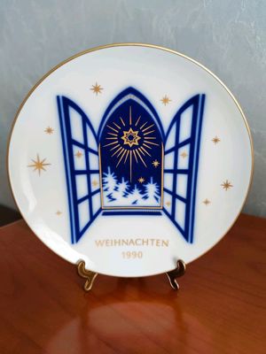 KPM Sammelteller Weihnachten 1990 - VB 19,90 Eur.