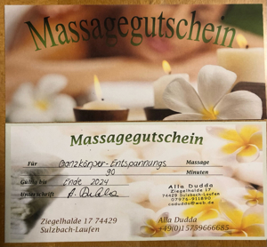 Massgegutscheine