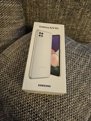Samsung Galaxy A22 5G 4 GB, Dual-SIM, weiß, 64 GB   NEU + OVP mit original Versiegelung Bild 1