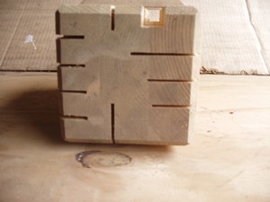 ! messerblock aus holz ! Bild 2