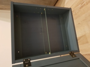IKEA Granas Hängeschrank Wandschrank, L 36 x B T 15,5 x H 46 cm, blaugrau Bild 5