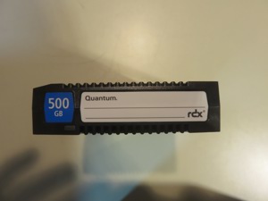 RDX Medien 500 GB Tandberg HP Imation Quantum Bild 1