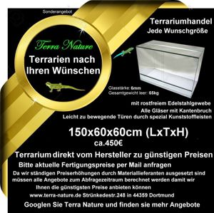 Terrarium : 100x60x120 cm, (LxTxH) Bild 9