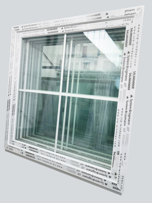 Kunststofffenster, Fenster auf Lager abholbar 120x120 cm Sprossen Bild 1