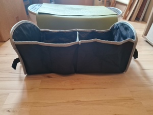 Kofferraum Tasche mit 2 Fächern, schwarz