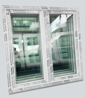 Kunststofffenster, Fenster auf Lager abholbar 130x130 cm 2-flg. Bild 1