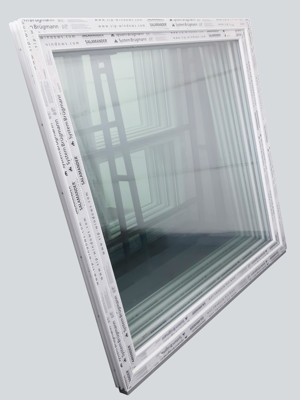 Kunststofffenster, Fenster auf Lager abholbar 150x150 cm weiß Bild 1