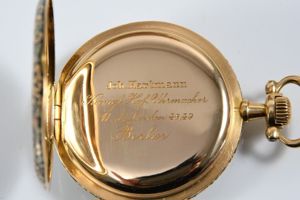 Johannes Hartmann M25G01 Berlin Taschenuhr, 750er 18kt Gold Bild 5