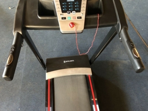 Gebrauchtes Laufband elektrisch Jogging Heimtrainer Fitnessgerät Treadmill Heim Bild 3