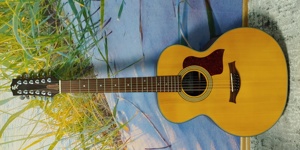 12-saitige Westerngitarre Baton Rouge R35 12 mit Tonabnehmer und Case Bild 2