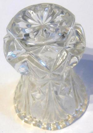 Kleine Blumenvase Kristall Vase 8 cm ohne Beschädigung Bild 3