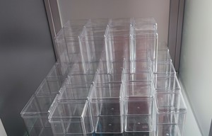 Acryl Box transparent, stapelbare Aufbewahrungsbox für Figuren Bild 3