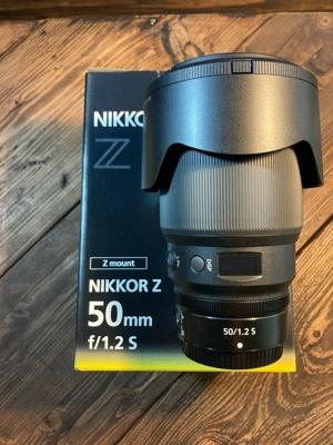 Nikon Nikkor Z 50mm f1.2 S - Objektiv - in sehr gutem Zustand Bild 4