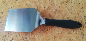 Grillgutwender - Edelstahl - NEU - BBQ Hamburger Grillbesteck Bild 2