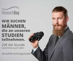 20EUR die Stunde - MÄNNER für ONLINE-STUDIEN gesucht