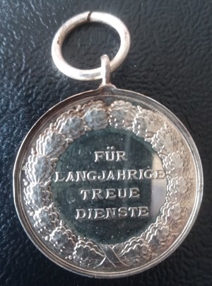 Medaille der König-Karl-Jubiläumsstiftung, Württemberg (Orden), Silber Bild 2