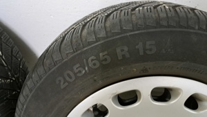 Räder mit Reifen für BMW E39 auf Stahlfelgen Bild 3