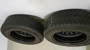 Räder mit Reifen für BMW E39 auf Stahlfelgen Bild 5