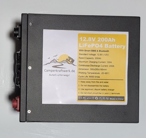 12V 200Ah LiFePO4 Untersitz-Versorgungsbatterie Bild 1