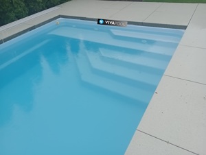 GFK Pool Verona 7,5x3,7 Wärmepumpe Gegenstronanlage Dach -5% Vivapool Bild 3