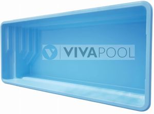 GFK Pool Verona 7,5x3,7 Wärmepumpe Gegenstronanlage Dach -5% Vivapool Bild 4